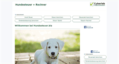Desktop Screenshot of hundesteuer.biz